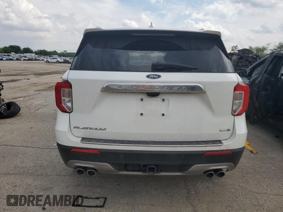 2020 Ford Explorer Platinum z VIN 1FM5K8HC4LGA06047, wystawiony jako Copart lot #58777285 z przebiegiem Nie podano mil oraz Szkoda całkowita • Salvage title. Historia ofert i sprzedaży dostępna na DreamBid. Obrazek 6.