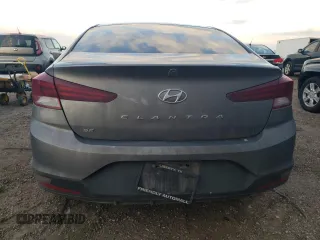 2019 Hyundai Elantra SE with VIN 5NPD74LF4KH432696, listed as a Copart auction lot 45375325 with 124,270 mi miles and Salvage Title. Bid and sale history available at DreamBid. Image 6.