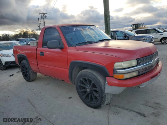 2000 Chevrolet Silverado 1500 with VIN 1GCEC14W8YZ158580, listed as a Copart auction lot 87218854 with 0 mi miles and Salvage Title. Bid and sale history available at carsss.com. Image 4.