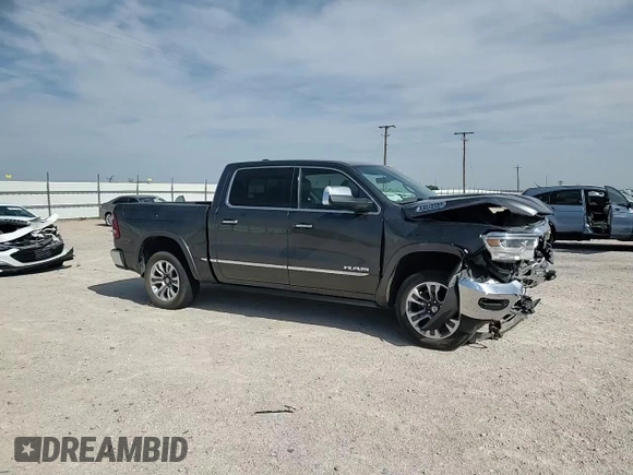 2022 Ram 1500 Limited with VIN 1C6SRFHT5NN325566, listed as a Copart auction lot 58264915 with 36,513 mi miles and Salvage title. Bid and sale history available at DreamBid. Image 13.