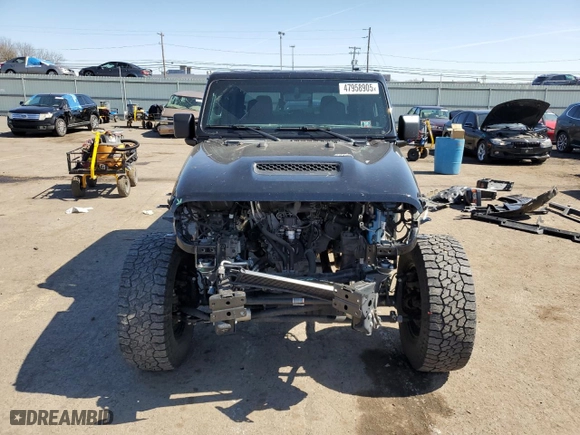 2022 Jeep Gladiator Mojave with VIN 1C6JJTEG1NL142704, listed as a Copart auction lot 47958905 with 48,326 mi miles and Salvage Title. Bid and sale history available at carsss.com. Image 5.