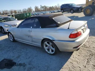 2005 BMW 3 Series 325Ci with VIN WBABW33415PL37084, listed as a Copart auction lot 82870094 with 208,216 mi miles and Salvage Title. Bid and sale history available at carsss.com. Image 2.
