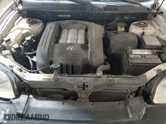 2004 Hyundai Santa Fe GLS with VIN KM8SC73D74U681615, listed as a Copart auction lot 76599554 with 163,530 mi miles and Salvage Title. Bid and sale history available at carsss.com. Image 12.