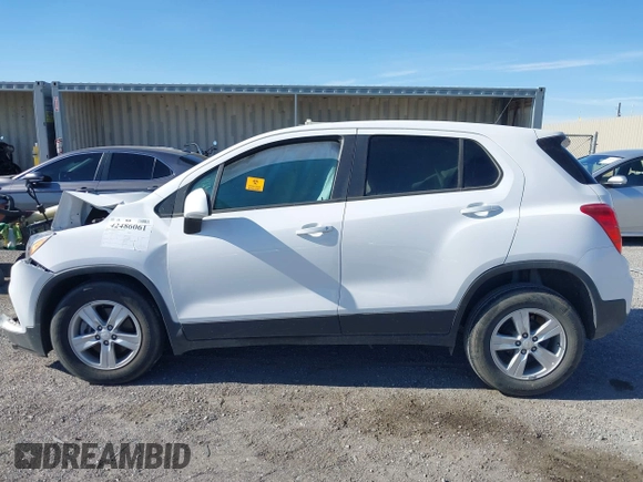 2020 Chevrolet Trax LS with VIN 3GNCJKSB4LL332316, listed as a IAAI auction lot 42486061 with Not provided miles and . Bid and sale history available at DreamBid. Image 15.
