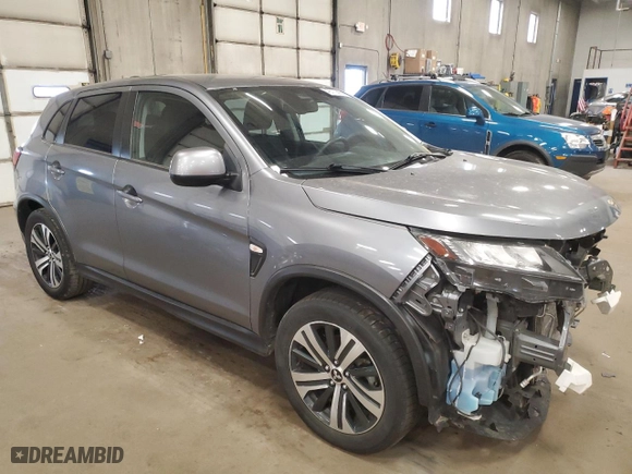 2021 Mitsubishi Outlander Sport ES with VIN JA4APUAU2MU009347, listed as a Copart auction lot 49773665 with 115,047 mi miles and Salvage Title. Bid and sale history available at carsss.com. Image 4.