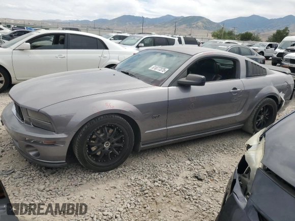 2006 Ford Mustang GT Deluxe with VIN 1ZVFT82H065218192, listed as a Copart auction lot 61077375 with 172,555 mi miles and Salvage title. Bid and sale history available at DreamBid. Image 1.