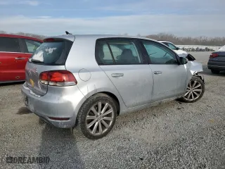 2013 Volkswagen Golf TDI w/Sunroof & Nav with VIN WVWNM7AJ2DW130973, listed as a Copart auction lot 42105645 with 162,232 mi miles and Salvage Title. Bid and sale history available at carsss.com. Image 3.