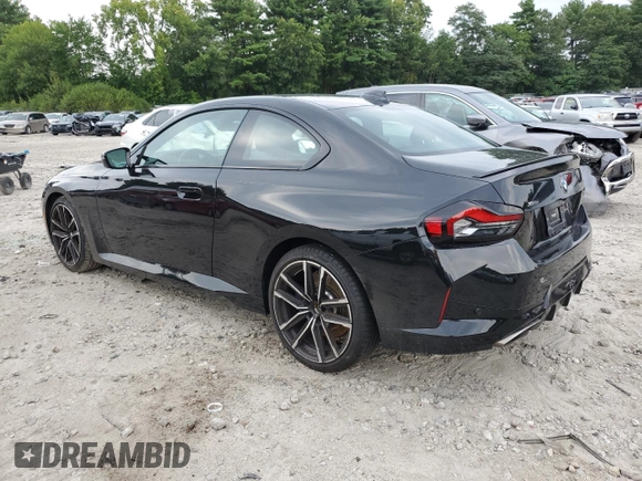 2022 BMW 2 Series M240i xDrive with VIN 3MW53CM07N8C61337, listed as a Copart auction lot 64004873 with 4,642 mi miles. Bid and sale history available at carsss.com. Image 2.