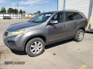 2011 Kia Sorento LX with VIN 5XYKTDA28BG169624, listed as a Copart auction lot 58858964 with 147,478 mi miles and Salvage Title. Bid and sale history available at carsss.com. Image 1.