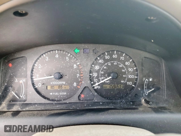2002 Toyota Corolla CE with VIN 1NXBR12E32Z592708, listed as a Copart auction lot 62866195 with 226,871 mi miles and Clean title. Bid and sale history available at DreamBid. Image 9.