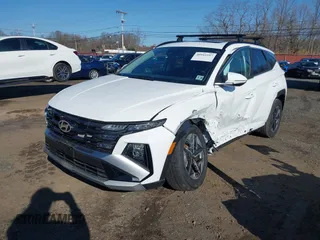 2025 Hyundai Tucson SEL Convenience with VIN 5NMJC3DE6SH463332, listed as a IAAI auction lot 40943337 with 968 mi miles. Bid and sale history available at carsss.com. Image 18.