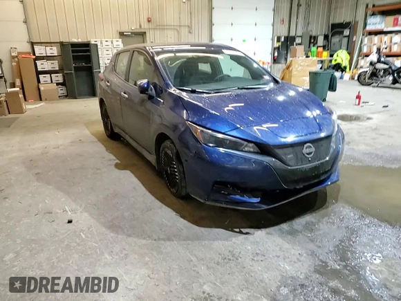 2023 Nissan LEAF SV Plus with VIN 1N4CZ1CV1PC556011, listed as a Copart auction lot 43419485 with 15,173 mi miles and Salvage Title. Bid and sale history available at DreamBid. Image 11.