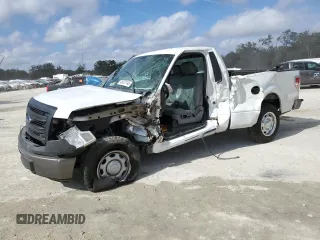 2014 Ford F-150 XL with VIN 1FTMF1CM8EFB74181, listed as a Copart auction lot 45037145 with 53,284 mi miles and Salvage Title. Bid and sale history available at carsss.com. Image 1.