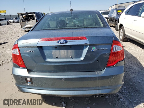 2012 Ford Fusion Hybrid with VIN 3FADP0L33CR258753, listed as a Copart auction lot 74201724 with 158,434 mi miles and Salvage title. Bid and sale history available at DreamBid. Image 6.