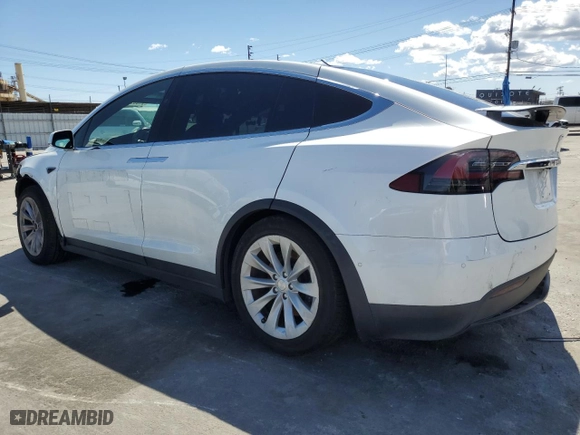 2020 Tesla Model X Long Range with VIN 5YJXCBE26LF249971, listed as a Copart auction lot 51007415 with 0 mi miles and Salvage Title. Bid and sale history available at carsss.com. Image 2.