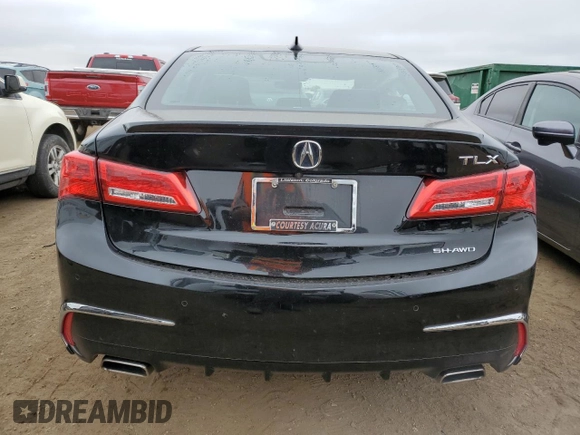 2020 Acura TLX Advance with VIN 19UUB3F87LA003682, listed as a Copart auction lot 66431494 with 30,328 mi miles and Salvage title. Bid and sale history available at DreamBid. Image 6.