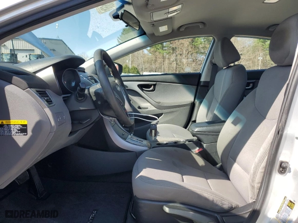 2012 Hyundai Elantra GLS PZEV with VIN 5NPDH4AE9CH112167, listed as a Copart auction lot 49947465 with 83,933 mi miles and Non Repairable. Bid and sale history available at carsss.com. Image 7.