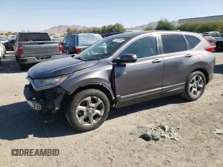 2017 Honda CR-V EX-L with VIN 7FARW1H82HE013842, listed as a Copart auction lot 76129104 with 152,639 mi miles and Salvage Title. Bid and sale history available at carsss.com. Image 1.