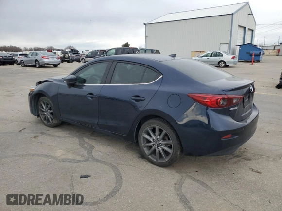 2018 Mazda 3 Touring with VIN 3MZBN1V32JM267882, listed as a Copart auction lot 48735085 with 53,742 mi miles and Salvage Title. Bid and sale history available at carsss.com. Image 2.