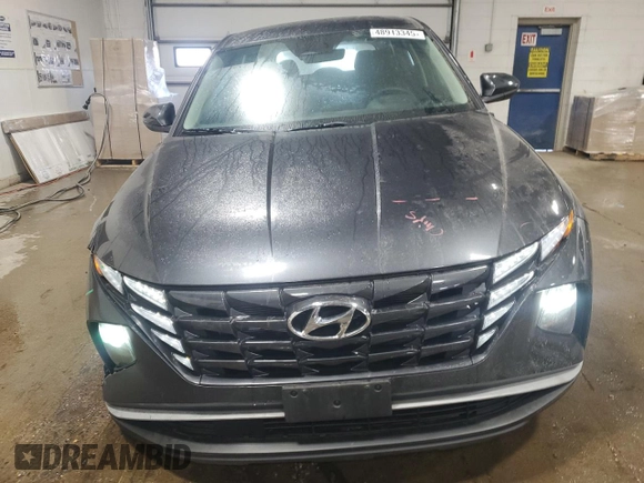 2022 Hyundai Tucson SE with VIN 5NMJACAEXNH026626, listed as a Copart auction lot 48913345 with 26,186 mi miles and Salvage Title. Bid and sale history available at carsss.com. Image 5.