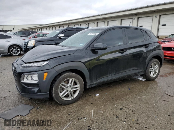 2021 Hyundai Kona SE with VIN KM8K1CAAXMU640922, listed as a Copart auction lot 47826965 with 122,411 mi miles and Salvage Title. Bid and sale history available at carsss.com. Image 1.