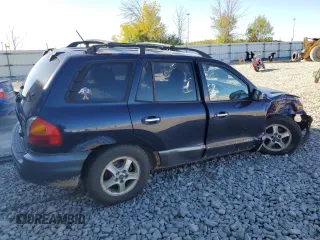 2004 Hyundai Santa Fe GLS with VIN KM8SC73E44U837991, listed as a Copart auction lot 74093234 with 0 mi miles and Non Repairable. Bid and sale history available at carsss.com. Image 3.