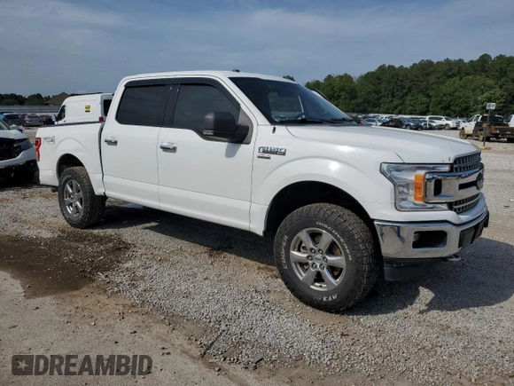2018 Ford F-150 XL with VIN 1FTEW1E59JFA28036, listed as a Copart auction lot 57181525 with 121,384 mi miles and Salvage title. Bid and sale history available at DreamBid. Image 4.