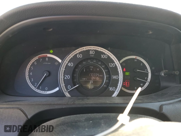 2014 Honda Accord Sedan EX-L with VIN 1HGCR2F83EA132586, listed as a Copart auction lot 50606085 with 170,334 mi miles and Salvage Title. Bid and sale history available at carsss.com. Image 9.