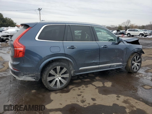 2021 Volvo XC90 Inscription with VIN YV4A22PL1M1691238, listed as a Copart auction lot 45047615 with 74,675 mi miles and Salvage Title. Bid and sale history available at carsss.com. Image 3.