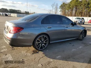2018 Mercedes-Benz E-Class AMG E 43 with VIN WDDZF6EB0JA480965, listed as a Copart auction lot 44770455 with 48,370 mi miles and Salvage Title. Bid and sale history available at carsss.com. Image 3.