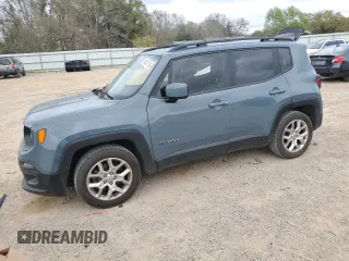 2017 Jeep Renegade Latitude with VIN ZACCJABB2HPE85388, listed as a Copart auction lot 49047115 with 129,778 mi miles and Salvage Title. Bid and sale history available at carsss.com. Image 1.