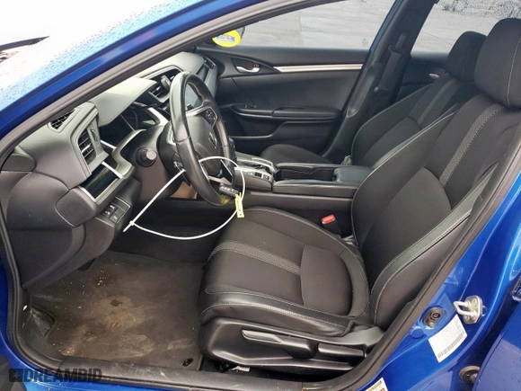 2019 Honda Civic Sedan Sport with VIN 2HGFC2F8XKH577001, listed as a Copart auction lot 45701045 with 58,276 mi miles and Salvage Title. Bid and sale history available at carsss.com. Image 7.