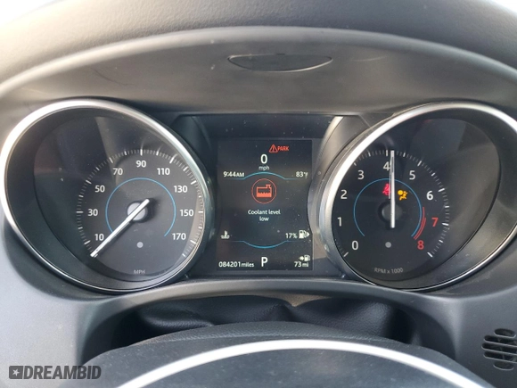 2019 Jaguar XE 25t with VIN SAJAR4FX4KCP49862, listed as a Copart auction lot 47207635 with 84,201 mi miles and Salvage Title. Bid and sale history available at carsss.com. Image 9.