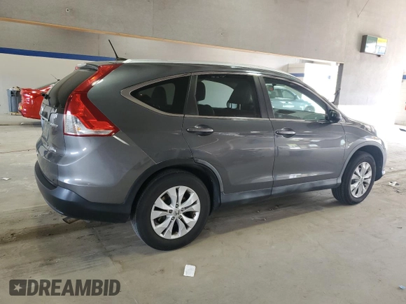2012 Honda CR-V EX-L with VIN 2HKRM4H70CH602781, listed as a Copart auction lot 52004255 with 117,629 mi miles and Salvage Title. Bid and sale history available at carsss.com. Image 3.