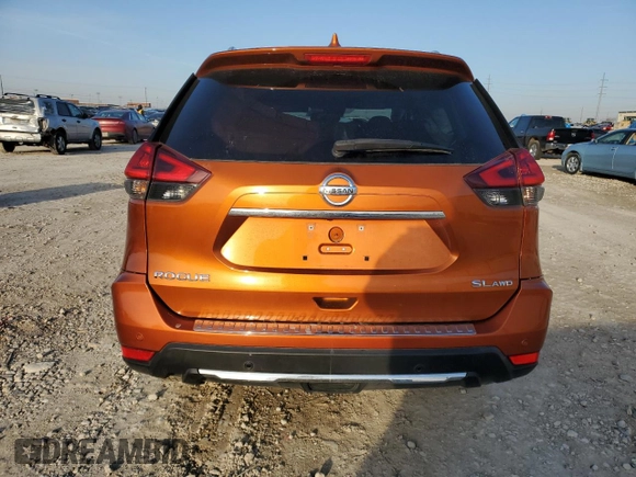 2019 Nissan Rogue SL with VIN 5N1AT2MV4KC711923, listed as a Copart auction lot 45380025 with 102,737 mi miles and Salvage Title. Bid and sale history available at carsss.com. Image 6.