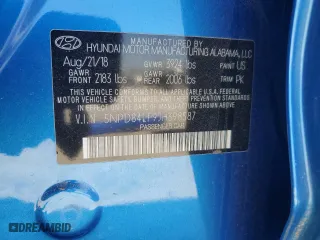 2018 Hyundai Elantra SEL with VIN 5NPD84LF9JH398587, listed as a Copart auction lot 50587155 with 48,380 mi miles and Salvage Title. Bid and sale history available at carsss.com. Image 13.