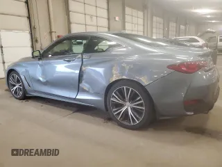 2018 Infiniti Q60 Luxe with VIN JN1EV7EL8JM391124, listed as a Copart auction lot 80746224 with 97,310 mi miles and Salvage Title. Bid and sale history available at carsss.com. Image 2.
