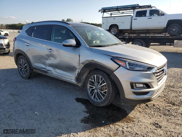 2020 Hyundai Tucson Ultimate with VIN KM8J33ALXLU224973, listed as a Copart auction lot 44374635 with 87,696 mi miles and Salvage Title. Bid and sale history available at carsss.com. Image 4.