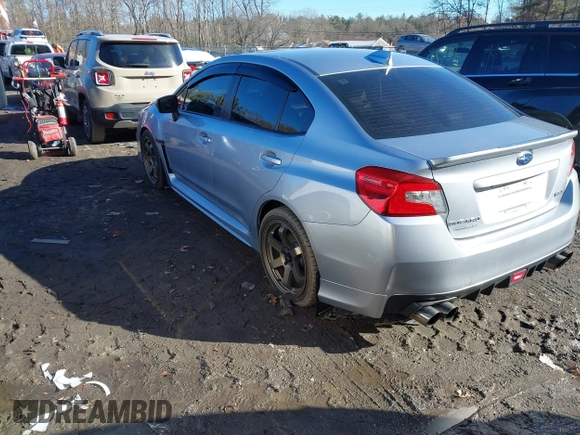 2018 Subaru WRX Limited with VIN JF1VA1L61J8821738, listed as a IAAI auction lot 41353087 with 110,770 mi miles. Bid and sale history available at carsss.com. Image 3.