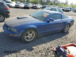 2007 Ford Mustang Deluxe with VIN 1ZVFT80N875234831, listed as a Copart auction lot 55525965 with 149,416 mi miles and Clean Title. Bid and sale history available at carsss.com. Image 1.