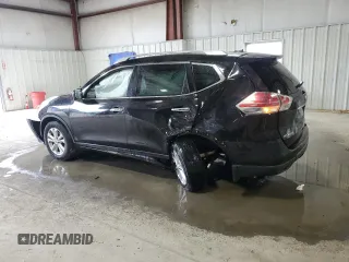 2016 Nissan Rogue SV with VIN 5N1AT2MV0GC873569, listed as a Copart auction lot 53288555 with 0 mi miles and Salvage Title. Bid and sale history available at carsss.com. Image 2.