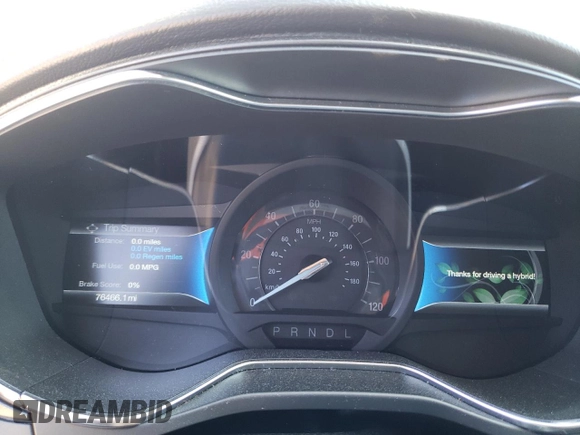 2018 Ford Fusion Titanium with VIN 3FA6P0RU6JR155543, listed as a Copart auction lot 46081033 with 76,466 mi miles and . Bid and sale history available at DreamBid. Image 9.