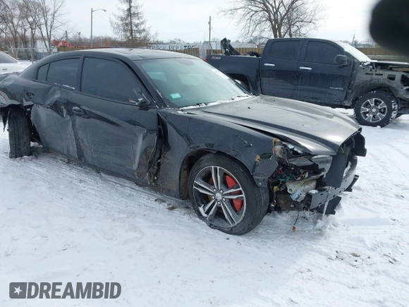 2014 Dodge Charger RT Plus with VIN 2C3CDXDT1EH224271, listed as a IAAI auction lot 41575773 with 91,629 mi miles. Bid and sale history available at carsss.com. Image 1.