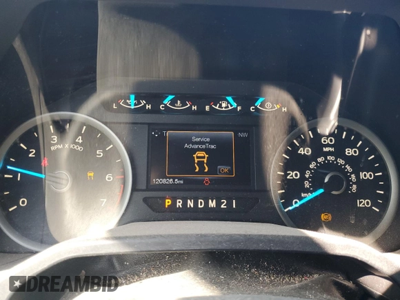 2016 Ford F-150 XL with VIN 1FTEX1CP6GKF03806, listed as a Copart auction lot 52174285 with 120,826 mi miles and Salvage Title. Bid and sale history available at carsss.com. Image 9.