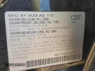 2014 Audi allroad Premium with VIN WA1TFAFL6EA085568, listed as a Copart auction lot 76122914 with 113,465 mi miles and Salvage Title. Bid and sale history available at carsss.com. Image 12.