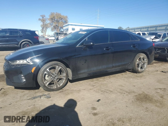 2021 Kia K5 EX with VIN 5XXG34J26MG040150, listed as a Copart auction lot 81609354 with 66,953 mi miles and Salvage Title. Bid and sale history available at carsss.com. Image 1.