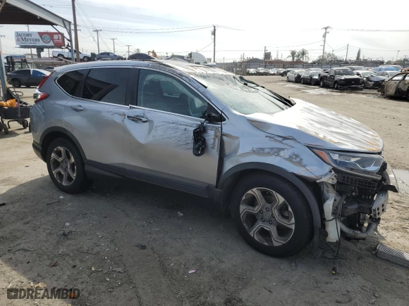 2017 Honda CR-V EX-L with VIN 7FARW1H82HE035842, listed as a Copart auction lot 45609885 with 0 mi miles and Salvage Title. Bid and sale history available at carsss.com. Image 4.