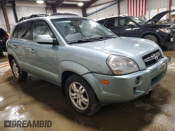 2006 Hyundai Tucson GLS with VIN KM8JN72D36U270643, listed as a Copart auction lot 52848415 with 102,245 mi miles and Salvage Title. Bid and sale history available at carsss.com. Image 4.