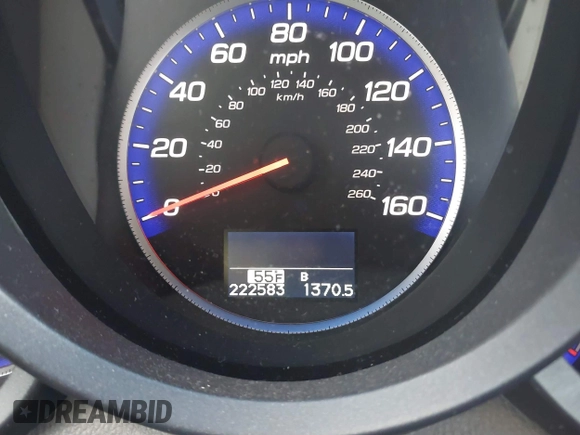 2008 Acura RDX with VIN 5J8TB18298A002176, listed as a IAAI auction lot 41461896 with 222,583 mi miles. Bid and sale history available at carsss.com. Image 7.
