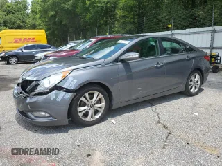 2013 Hyundai Sonata Limited with VIN 5NPEC4ACXDH585143, listed as a Copart auction lot 61847975 with 72,830 mi miles and Salvage title. Bid and sale history available at DreamBid. Image 1.